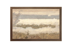 10 × 15 in – Canvas On Board, Dark Wood Frame