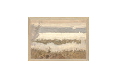 8 × 11 in – Canvas On Board, Light Wood Frame