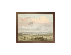 8 × 10 in – Canvas On Board, Dark Wood Frame