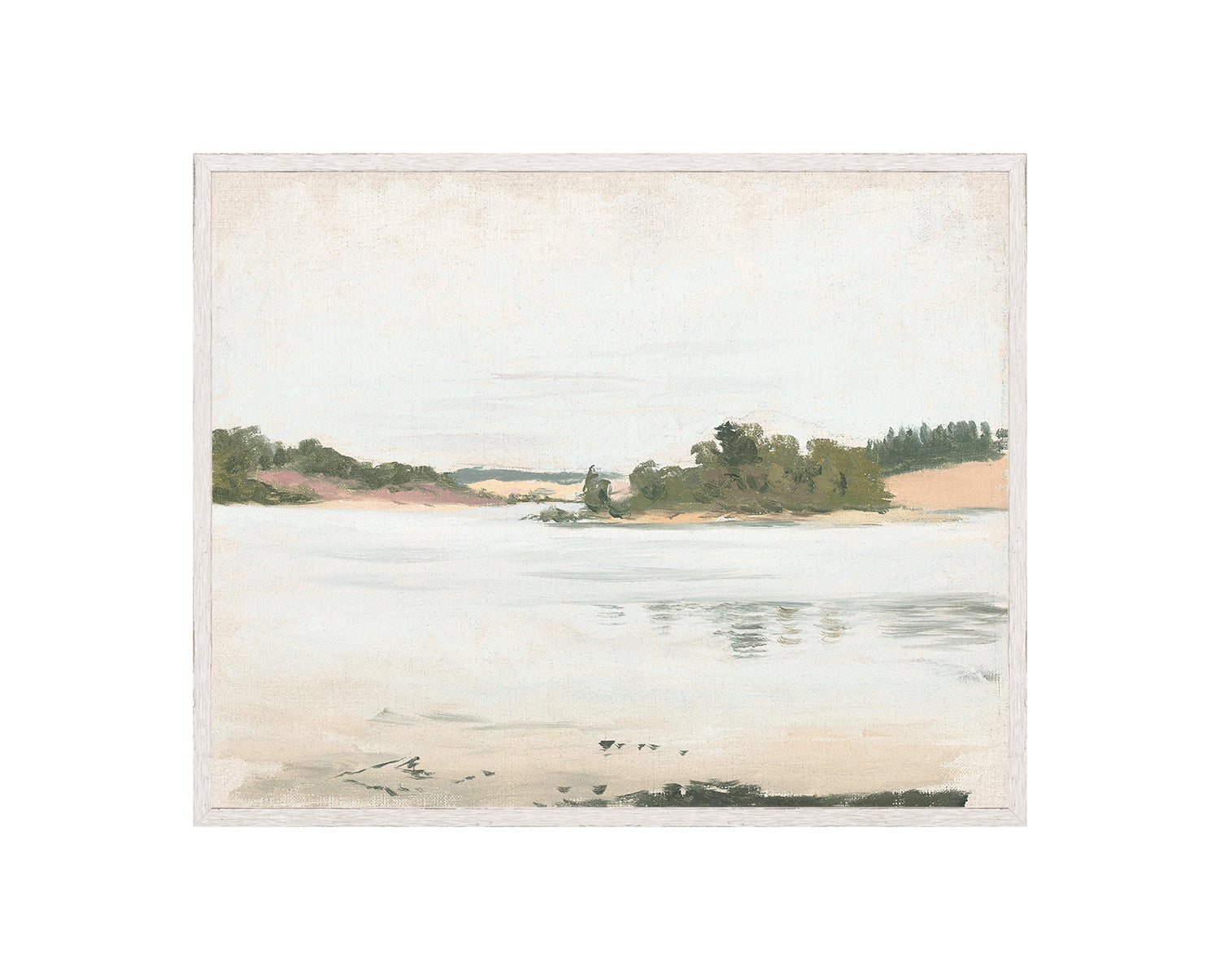 Raw Canvas Series – Inlet — nature and landscape fine art print shown from another angle