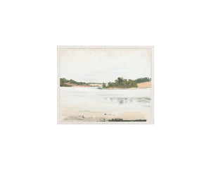 Raw Canvas Series – Inlet — nature and landscape fine art print shown from another angle