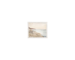 Raw Canvas Series – Calm Seas — nature and landscape fine art print shown from another angle