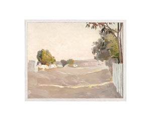 Raw Canvas Series – Eastern View — nature and landscape fine art print in cool tones at Laurie Yapp Home