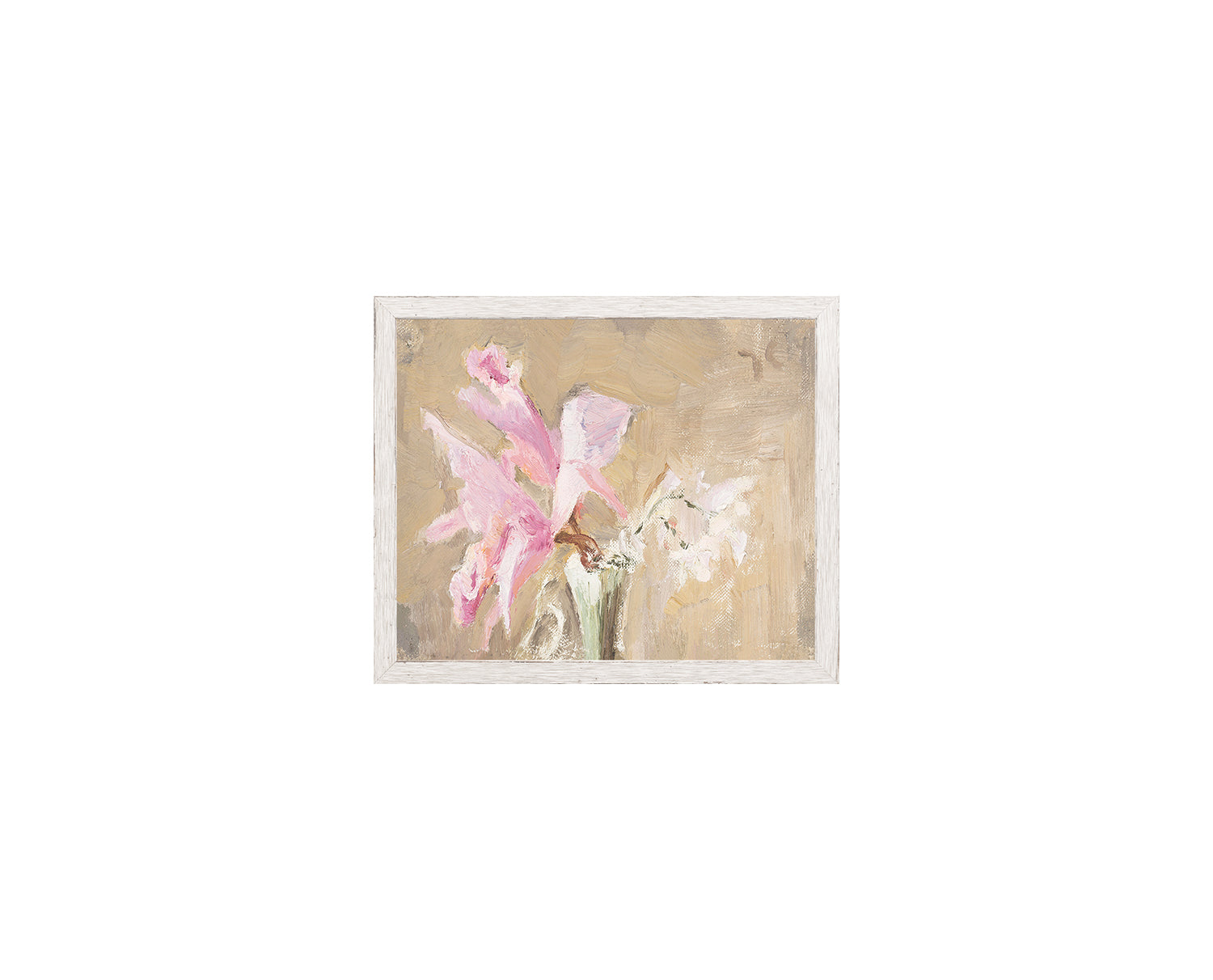 Raw Canvas Series – Orchid — nature and landscape fine art print shown from another angle