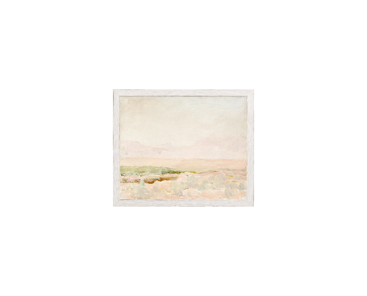 Raw Canvas Series – Desert View — nature and landscape fine art print shown from another angle