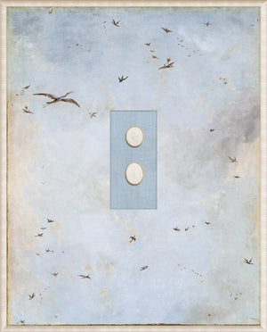 Grand Tour Intaglio – Soaring II, Form X framed art print, 16.75 × 20.75 in