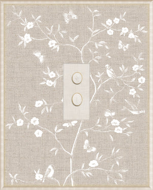 Grand Tour Intaglio – Linen Sanctuary II, Form X framed art print, 16.75 × 20.75 in