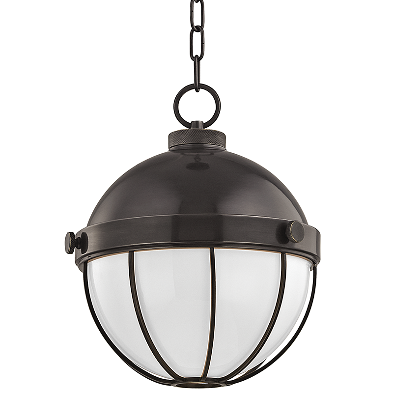 Sumner Pendant in bronze — a Hudson Valley pendant for kitchens, entries, and dining rooms at Laurie Yapp Home.