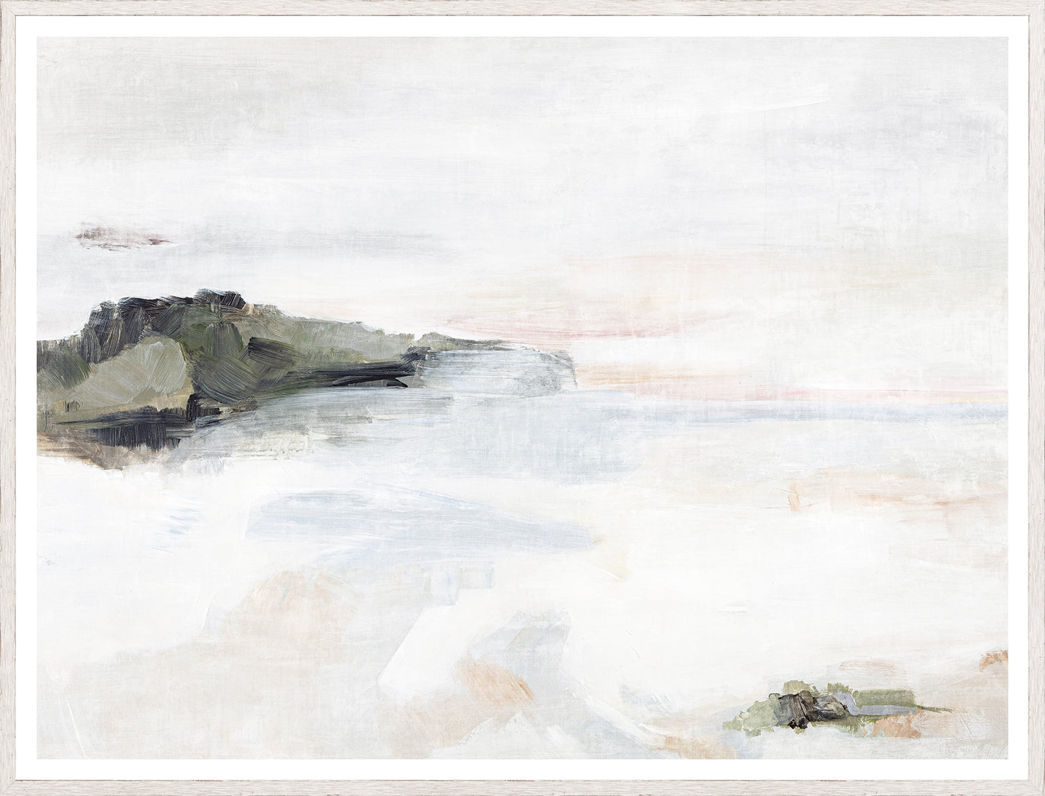 Bay Tides — nature and landscape fine art print shown from another angle