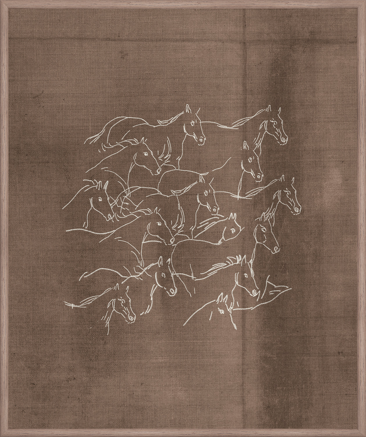 Rustic Mustangs wall art
