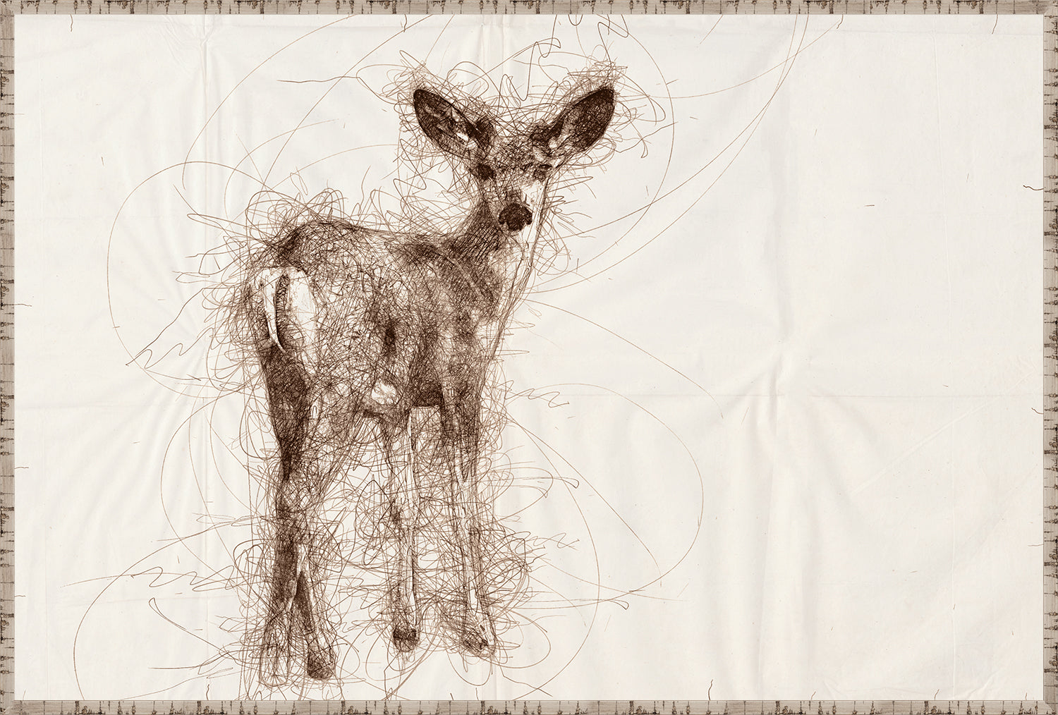 Nature Sketch Fawn Pair Bundle - composite