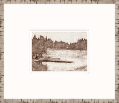 15 × 13 in – Glass Framed