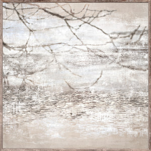 Allusive Memory I, Mid, Framed Canvas — Celadon Art at Laurie Yapp Home.