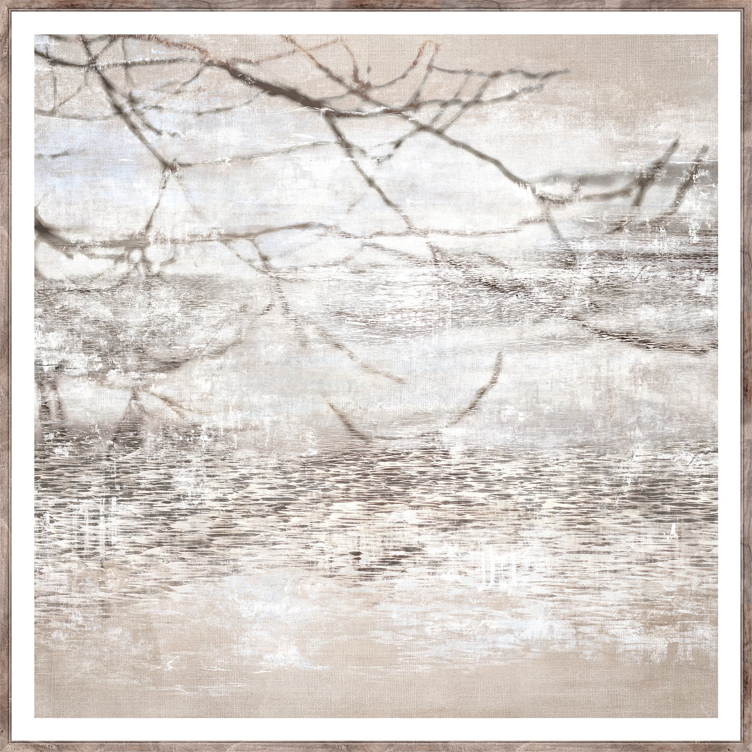 Allusive Memory I, Mid, Glass Framed — Celadon Art at Laurie Yapp Home.