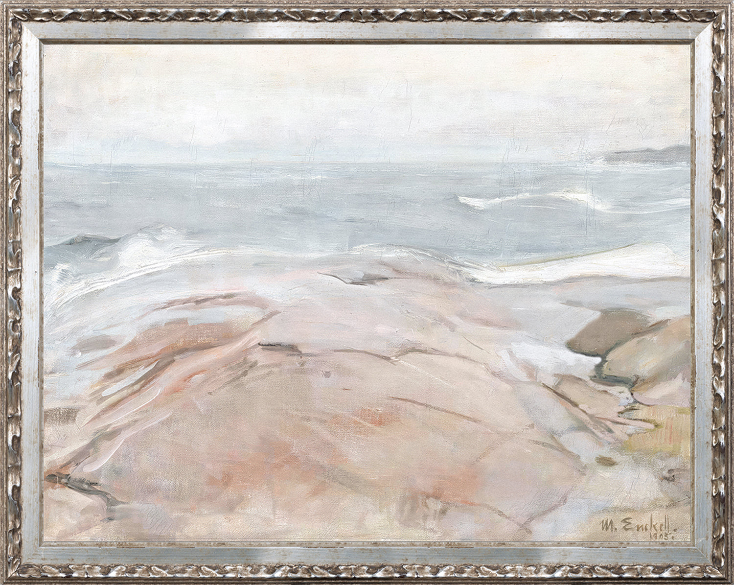 Collection 24 At Waters Edge C 1872 framed art print