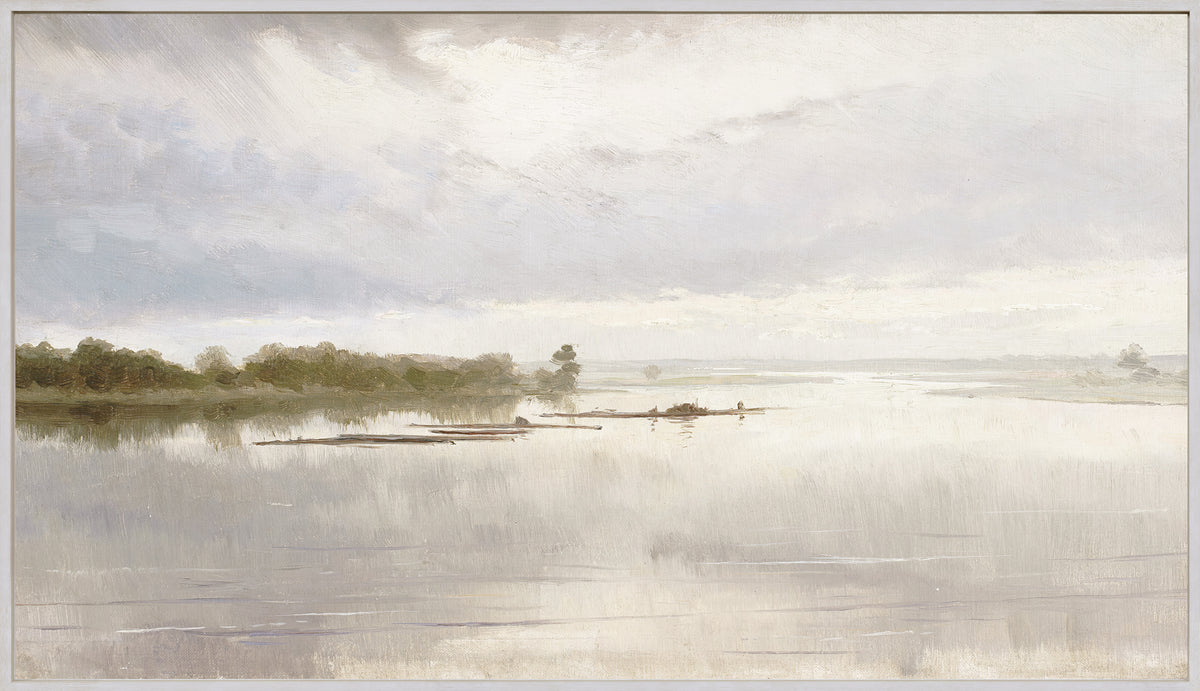 River Landscape & Lakeside Sketch (Large) Pair Bundle — nature and landscape fine art print in warm tones at Laurie Yapp Home