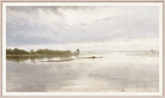 42 × 25 in – Glass Framed