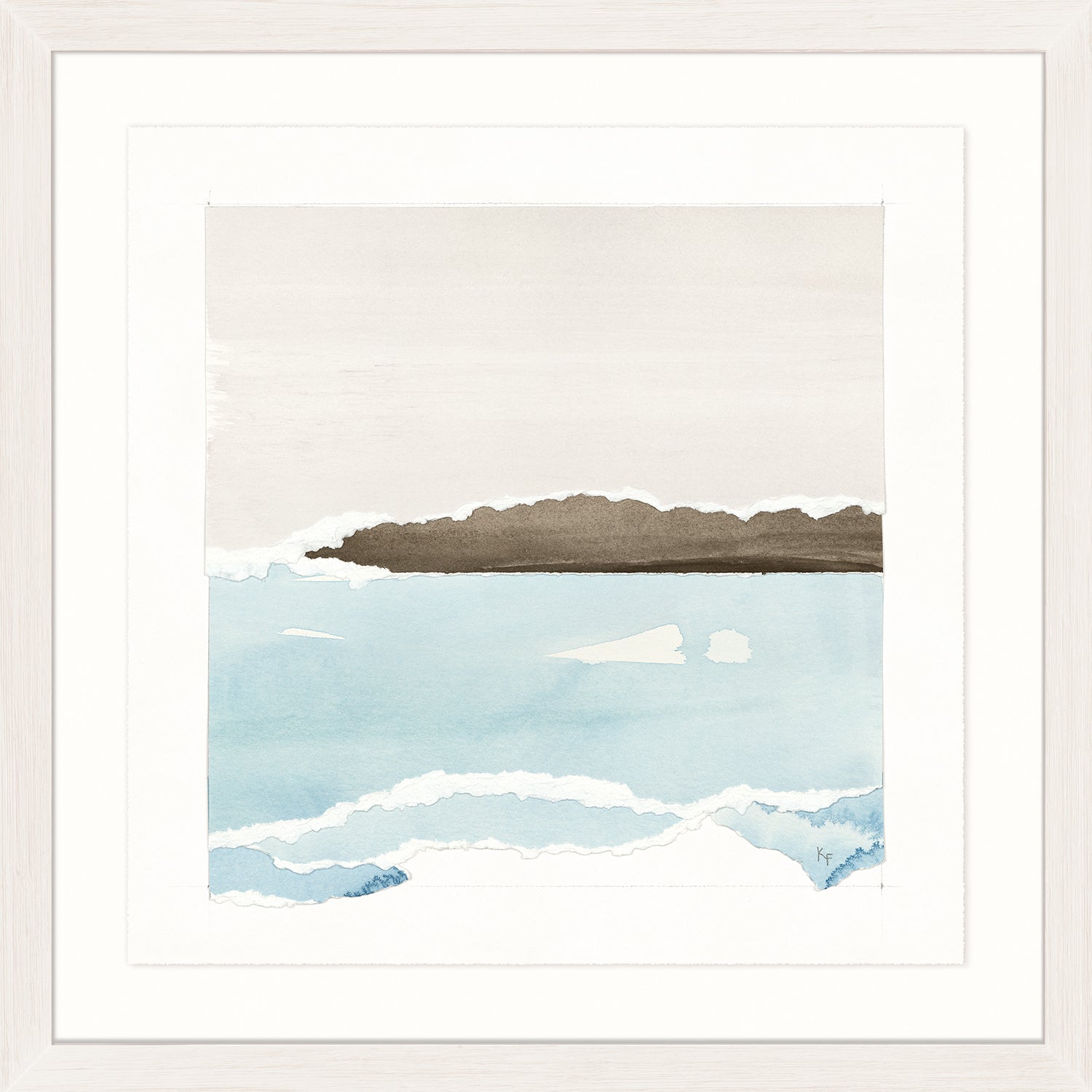 Watercolour Vista Vii framed art print