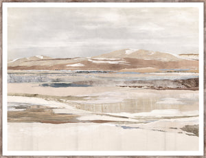 Western Range — nature and landscape fine art print shown from another angle