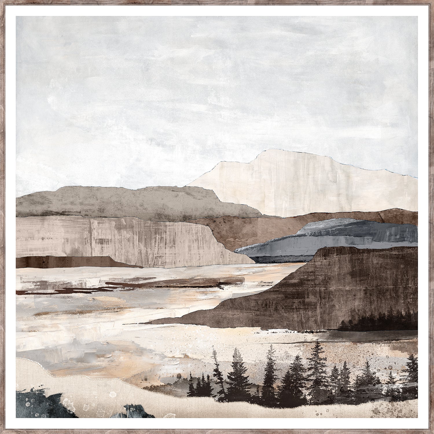 Territory I — nature and landscape fine art print shown from another angle