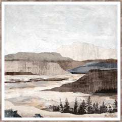 41 × 41 pulg. – Enmarcado en cristal