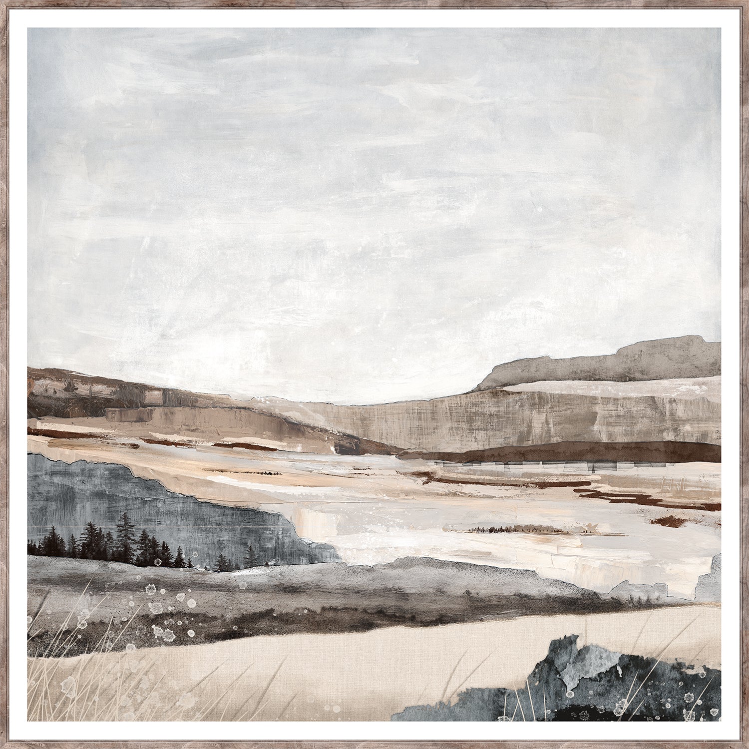 Territory II — nature and landscape fine art print shown from another angle