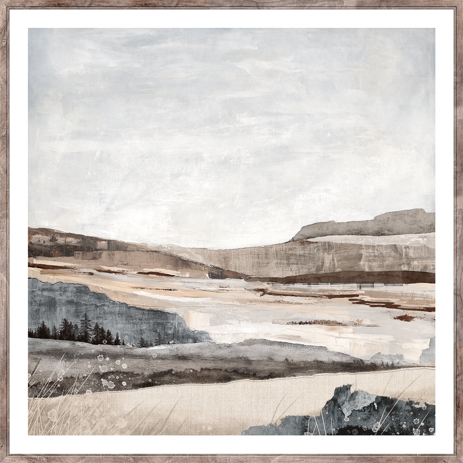Territory II — nature and landscape fine art print shown from another angle