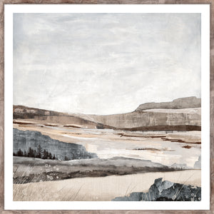 Territory II — nature and landscape fine art print shown from another angle