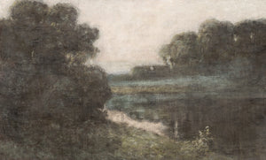 Dundurn Pond C.1891 — nature and landscape fine art print in cool tones at Laurie Yapp Home