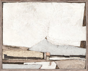 Almost Home & Encaustic Terrain Pair Bundle — abstract fine art print shown from another angle