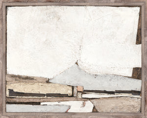 Encaustic Terrain — nature and landscape fine art print shown from another angle