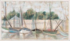 29 × 17 pulg. – Lienzo sobre tabla