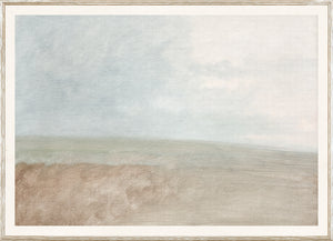 Pastel Sea View I framed art print