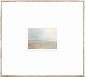 Pastel Sea View I framed art print