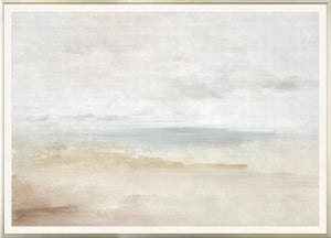 Pastel Sea View II wall art featuring soft pastel colors and abstract ocean scenery