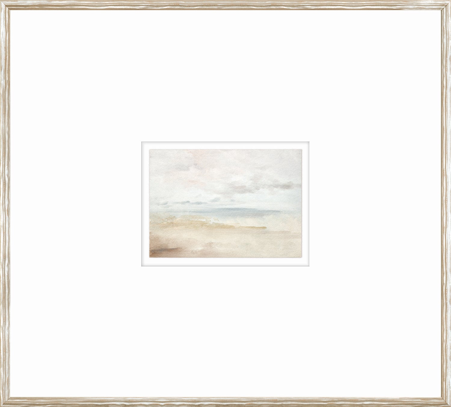 Pastel Sea View Ii framed art print