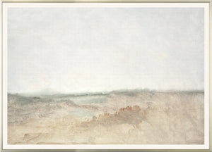 Pastel Sea View III wall art featuring soft pastel colors and abstract landscape design