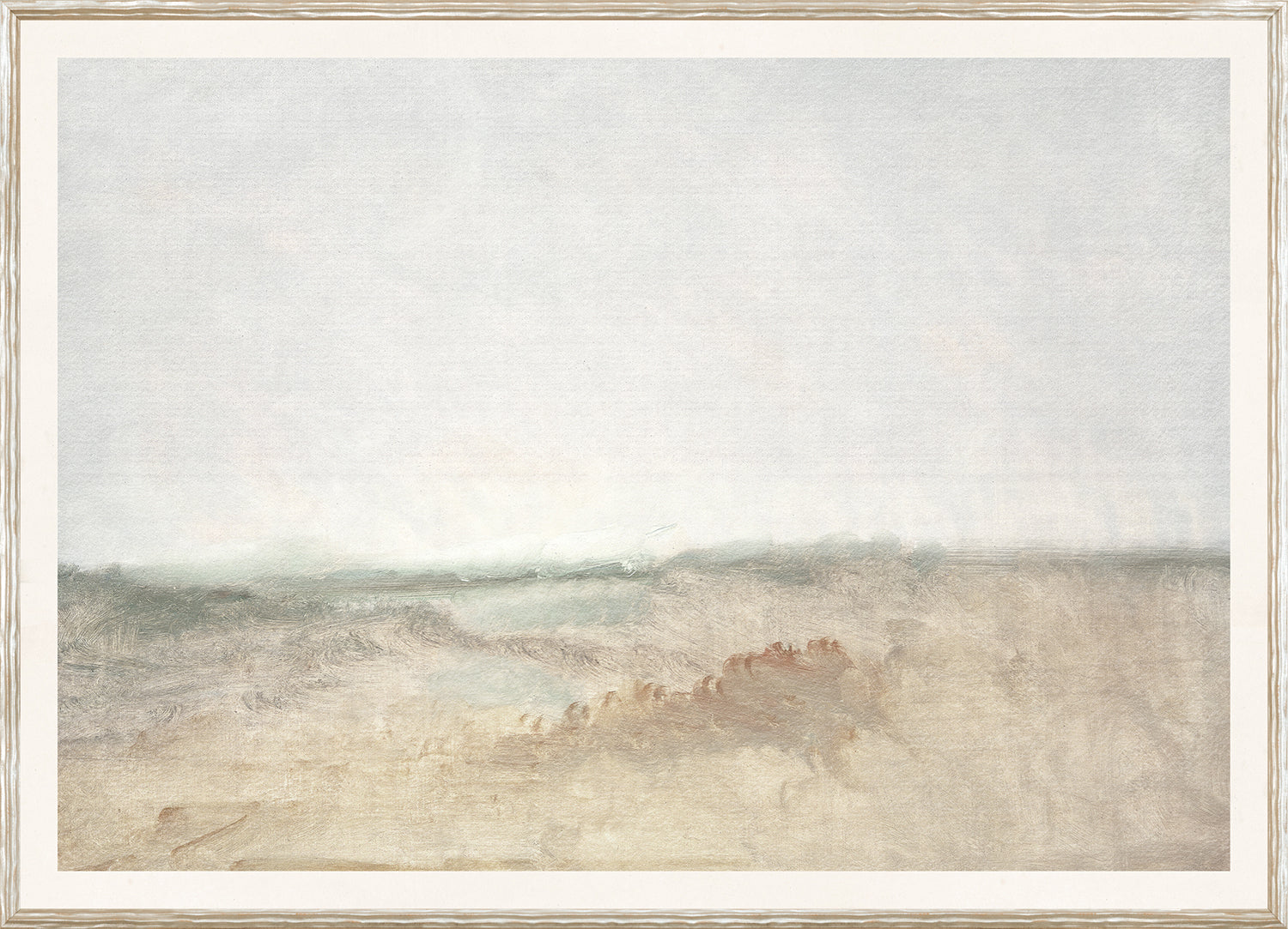 Pastel Sea View Iii framed art print