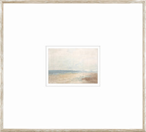 Pastel Sea View V framed art print