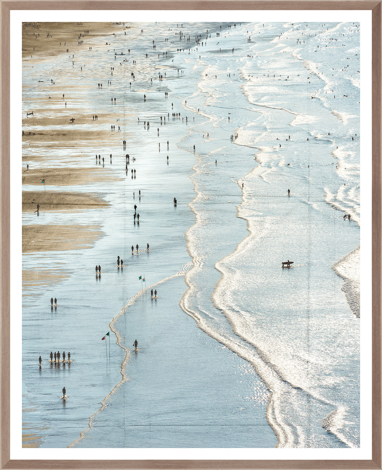 Playa De Zarautz framed art print