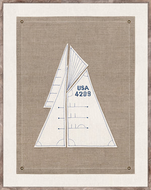 Set Sail I — still life fine art print shown from another angle