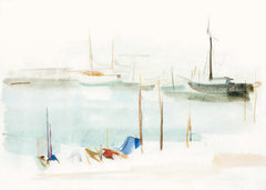 38 × 27 in – Lienzo con marco de galería
