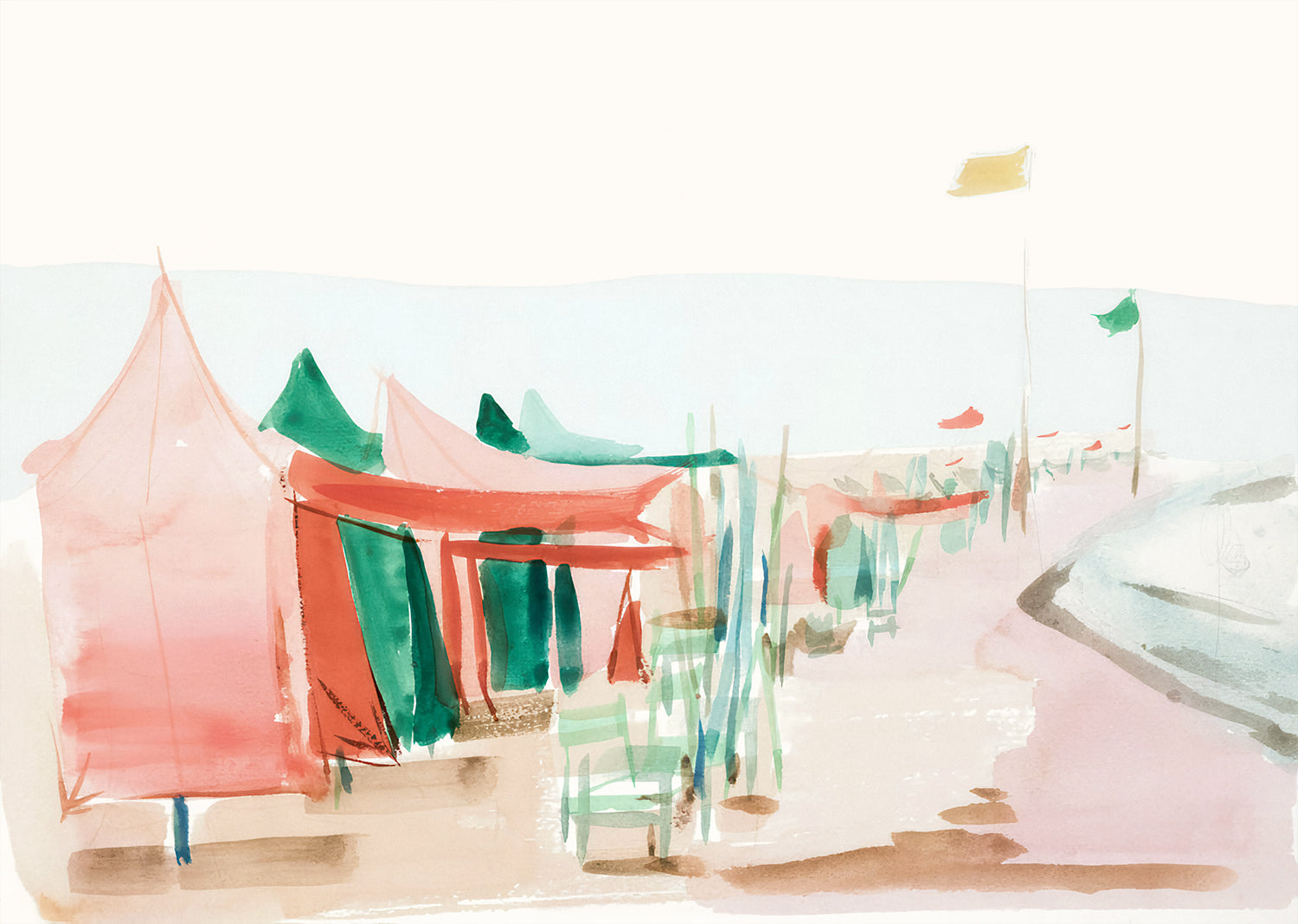 Beach Vacation IV wall art