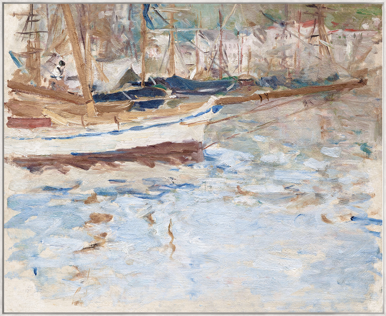 Port of Nice, Framed Canvas — Celadon Art at Laurie Yapp Home.