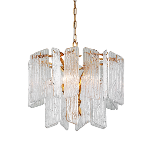 Piemonte Chandelier 24.25" — a Corbett chandelier for dining rooms, entries, and living rooms at Laurie Yapp Home.