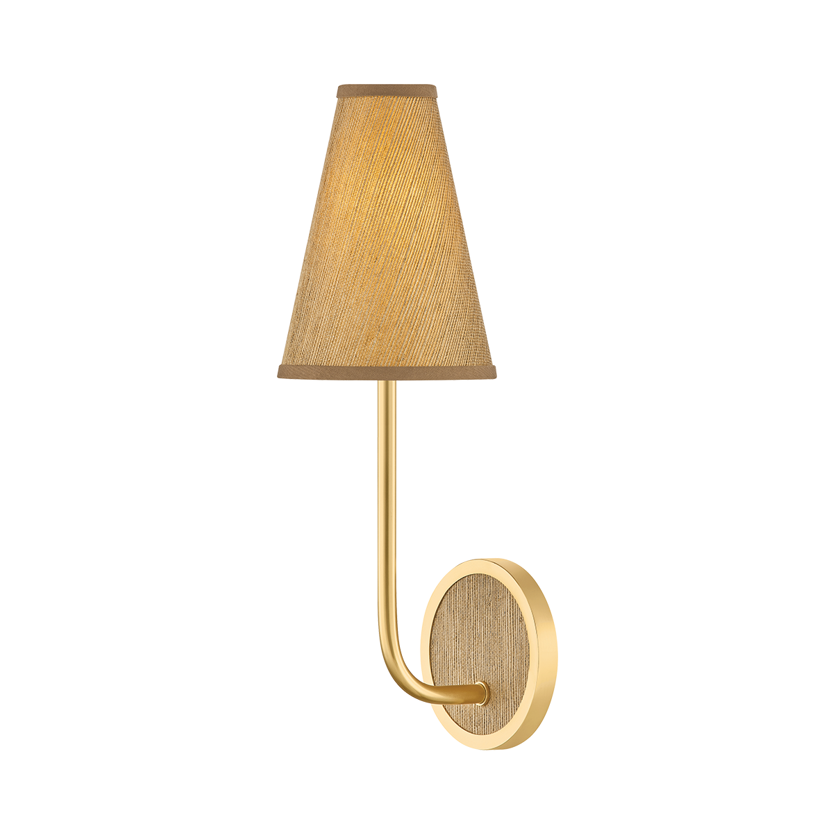 Buskirk Wall Sconce 5.5" in aged brass — a Hudson Valley wall sconce for bathrooms, hallways, and living rooms at Laurie Yapp Home.
