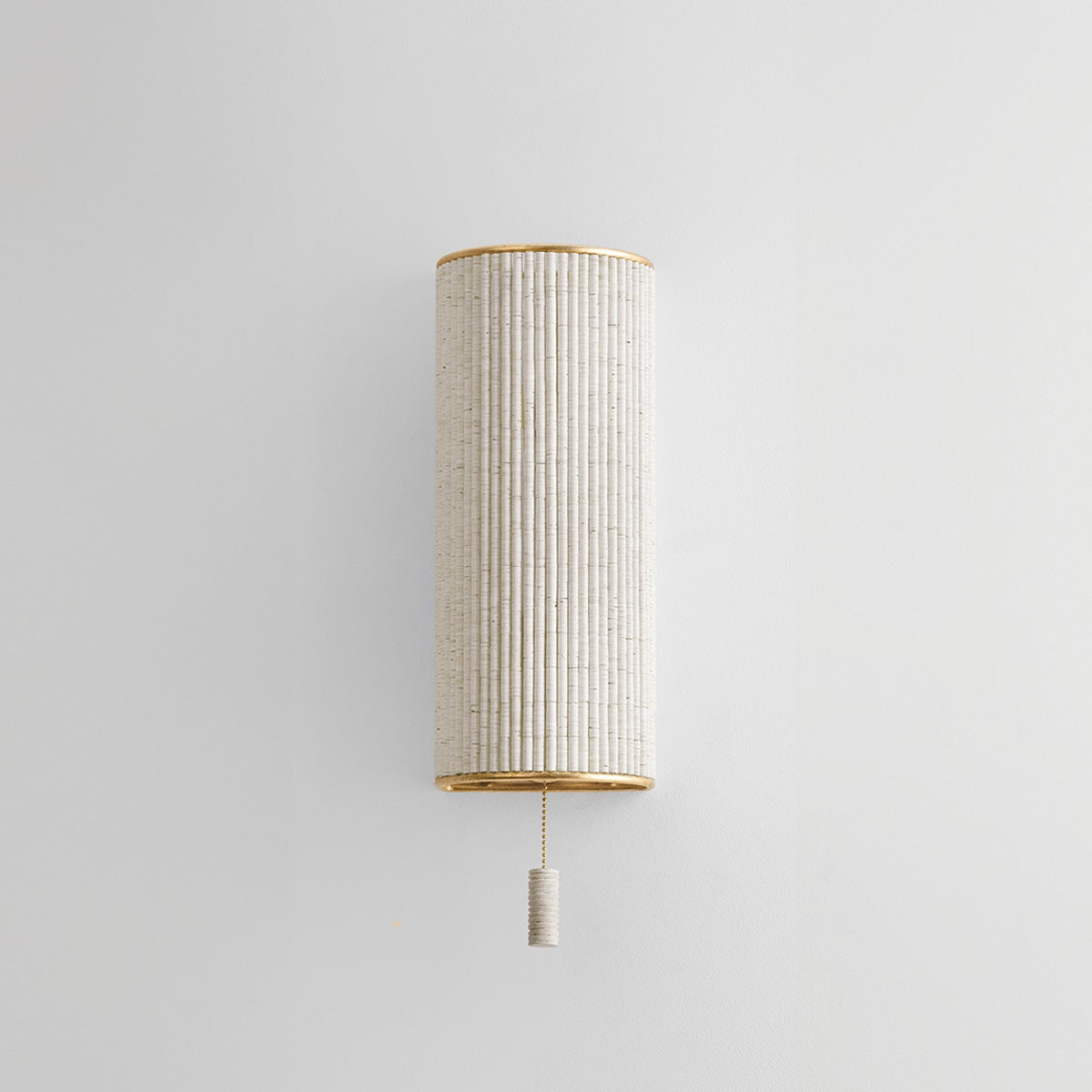 Hampden Wall Sconce shown from a second angle to highlight the arm curve and shade silhouette.