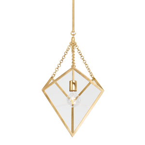 Brookfield Lantern 15.25" shown from a second angle to highlight the frame and glass panel detail.