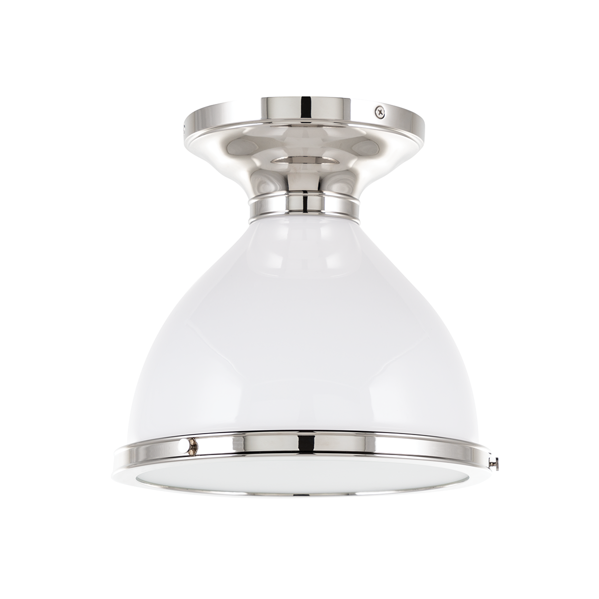 Randolph Semi Flush in aged brass — a Hudson Valley semi flush for hallways, bedrooms, and entryways at Laurie Yapp Home.