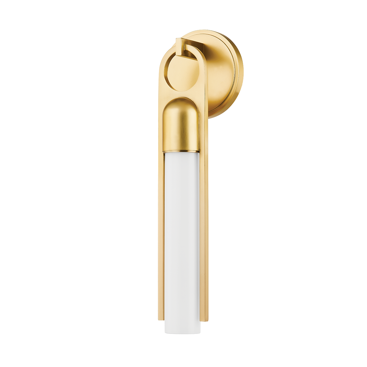 Bethlehem Wall Sconce in aged brass — a Hudson Valley wall sconce for bathrooms, hallways, and living rooms at Laurie Yapp Home.